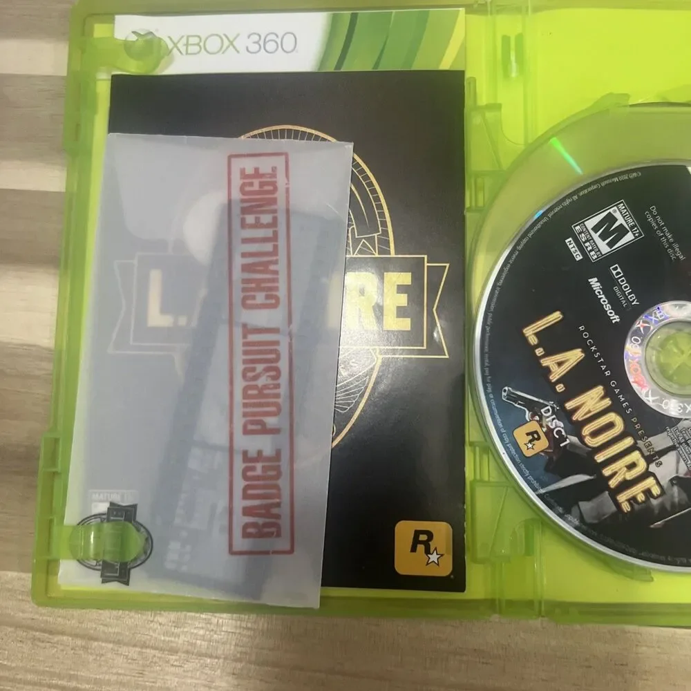 L.A.‎ Noire (Microsoft Xbox 360, 2011) Pre-owned Complete